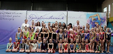 В Ивангородском Центре Спорта состоялись соревнования по художественной гимнастике "Весенние грации", приуроченные воссоединению Крыма с Россией!